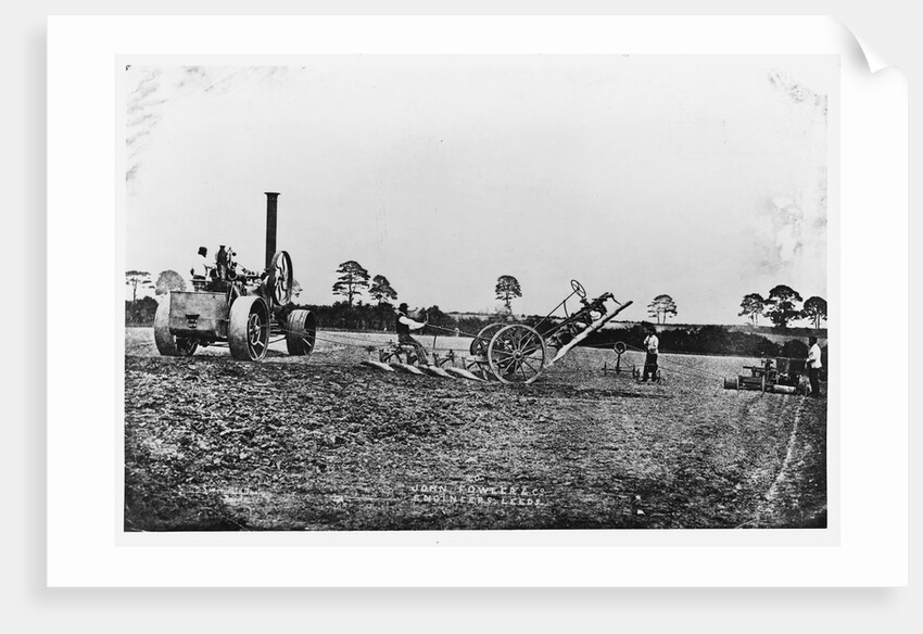 Fowler Steam Ploughing Tackle by Anonymous