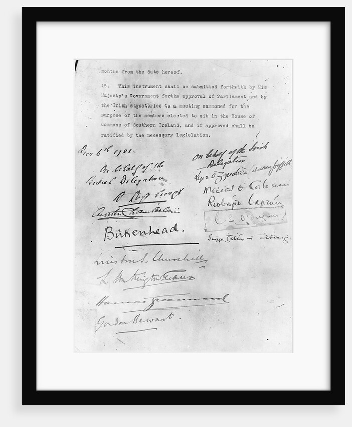 Irish Peace Charter by Anonymous