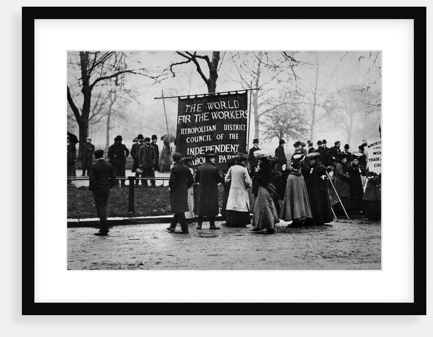 Demonstration by the Independent Labour Party, ca.1893 by Anonymous