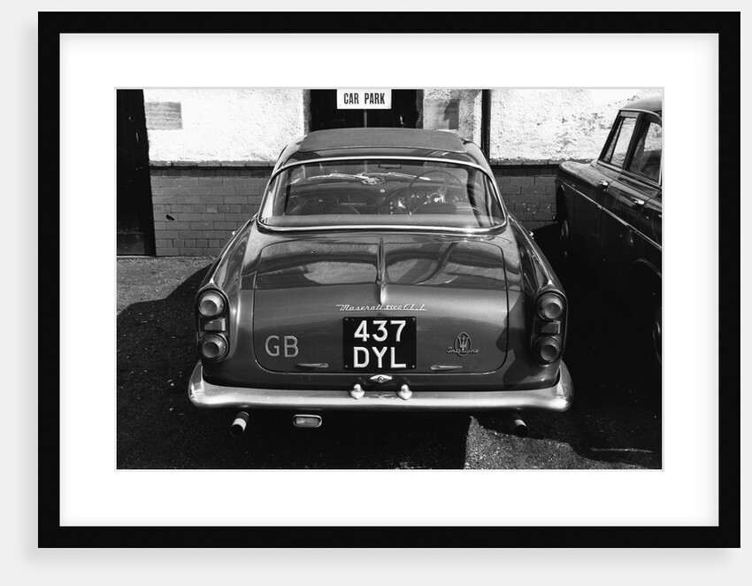 Back View of a Maserati 3500 GTI by Anonymous