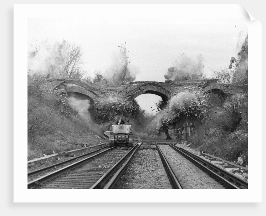 Railway Bridge Demolished by Anonymous