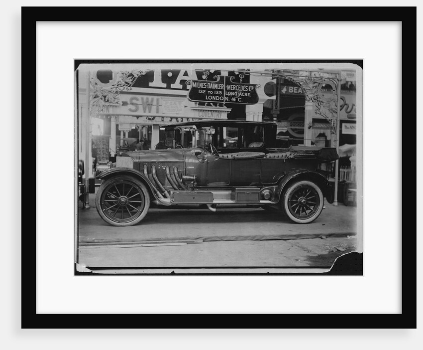 Side View of Mercedes-Benz Automobile by Anonymous