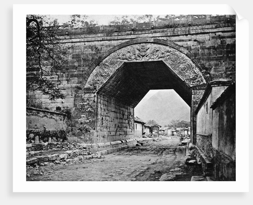 Archway in Great Wall of China by Anonymous