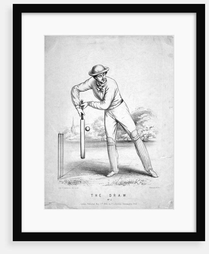 Cricket Player by Anonymous