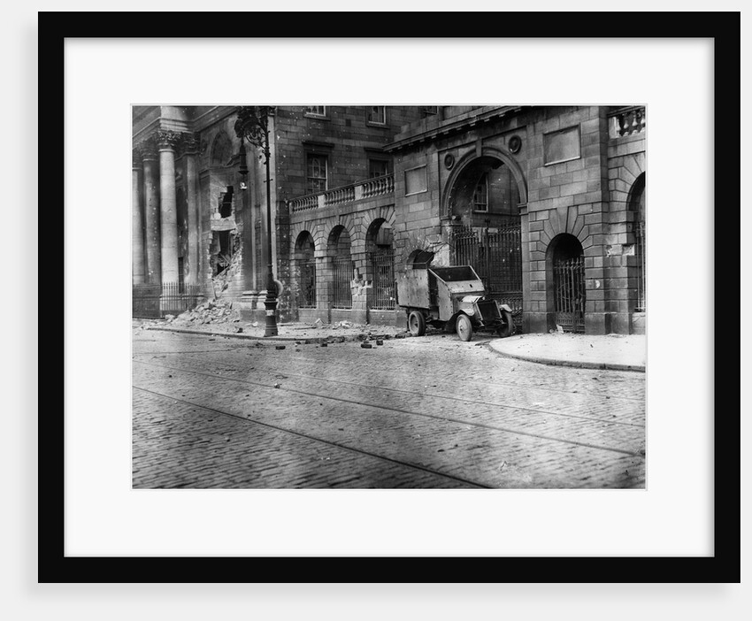 Damaged Four Courts Building by Anonymous