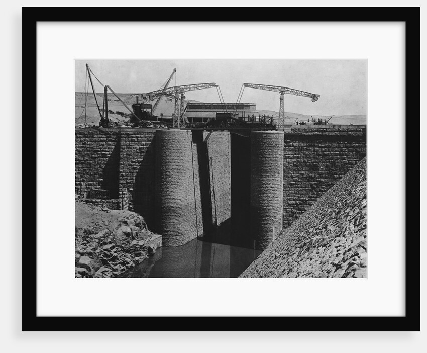 Aswan Dam Locks Under Construction by Anonymous
