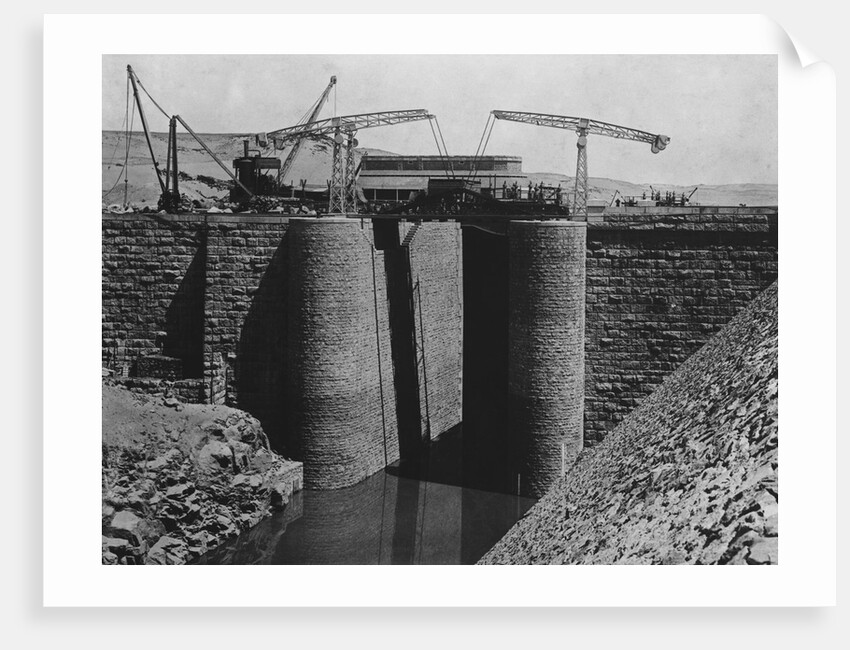 Aswan Dam Locks Under Construction by Anonymous