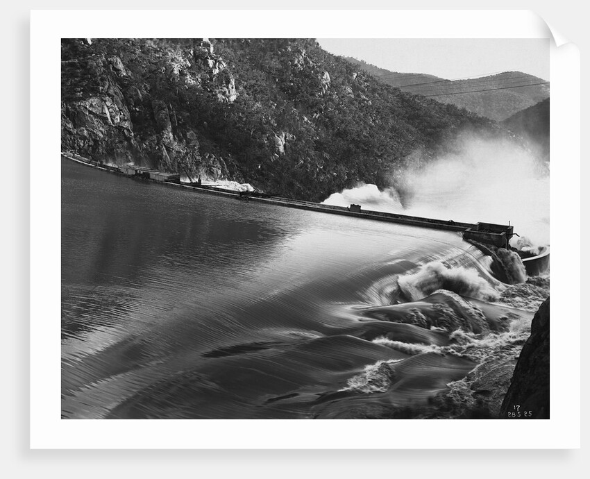 Burrinjuck Dam During Flood by Anonymous