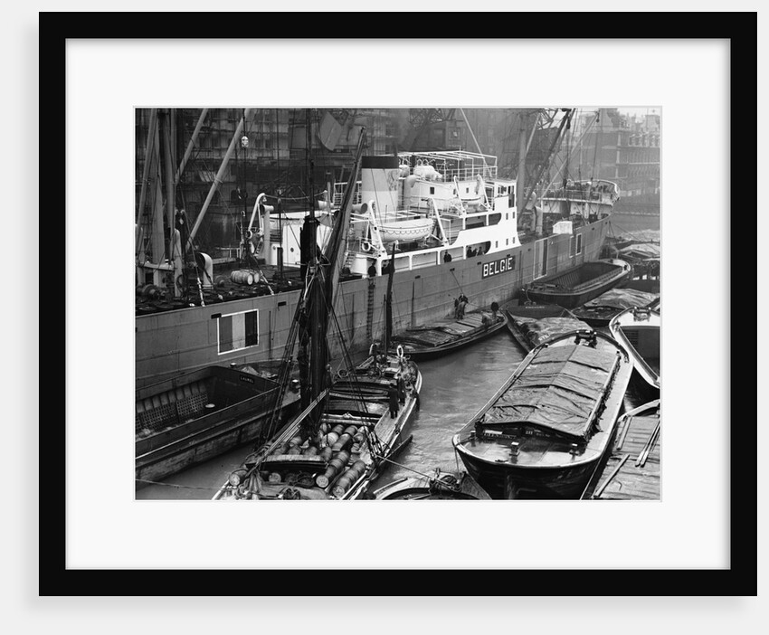 Ship Prince de Liege is Unloaded by Anonymous