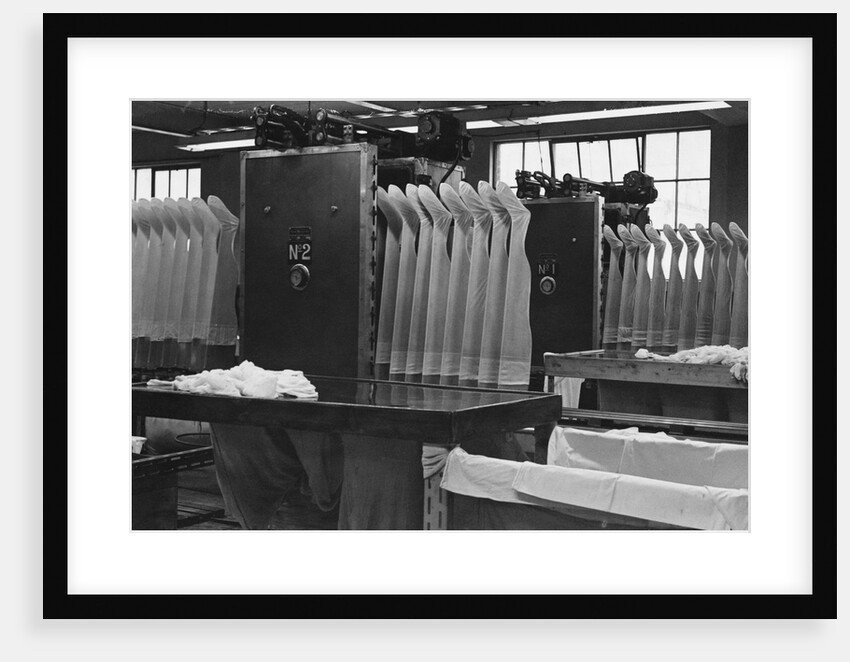 Stockings at a Clothing Factory by Anonymous