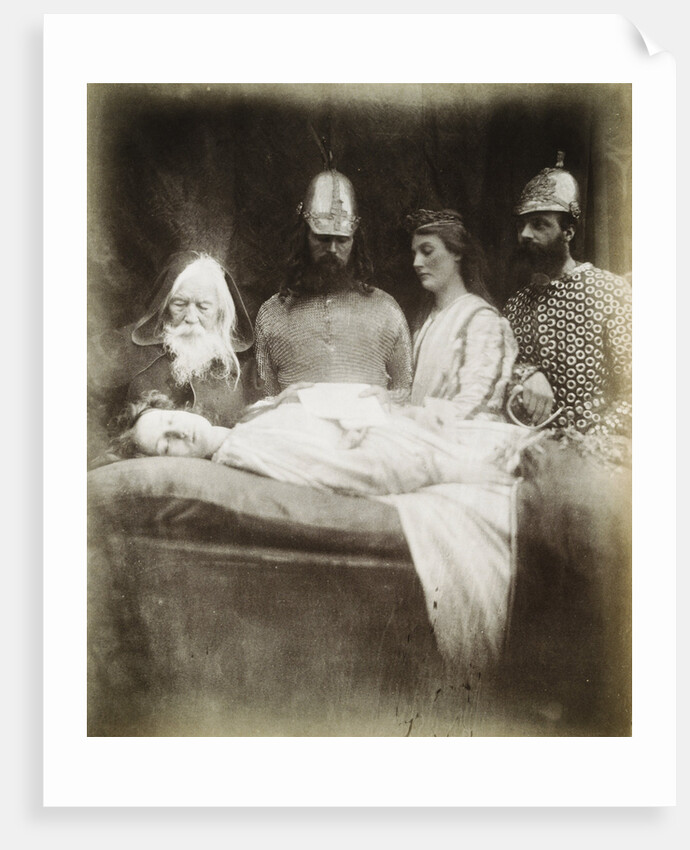 Lancelot and Elaine by Julia Margaret Cameron