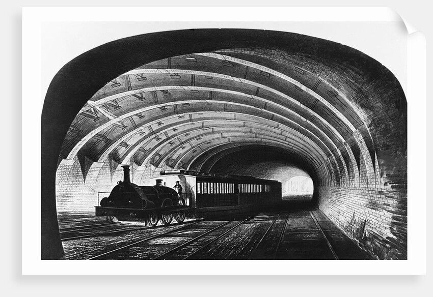 Metropolitan Underground Train by Anonymous