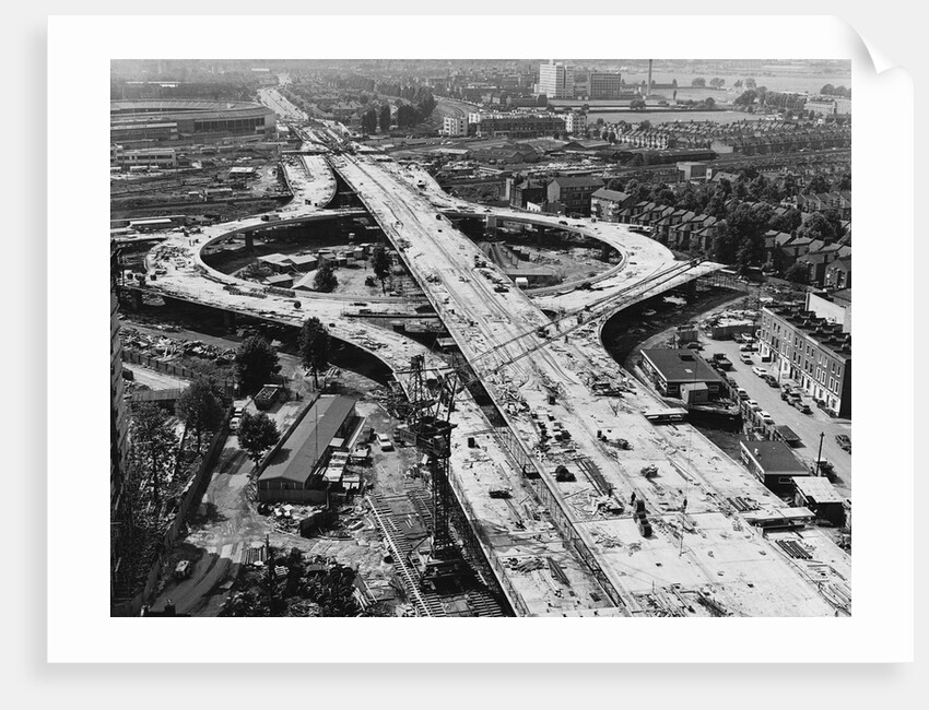 Highway Overpass Under Construction by Anonymous