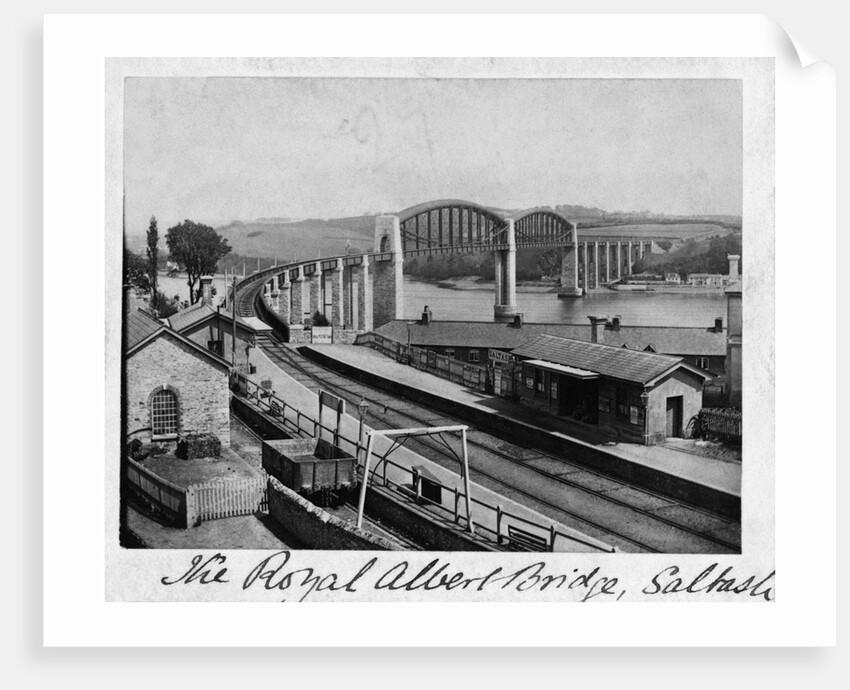Saltash Railroad Bridge by Anonymous