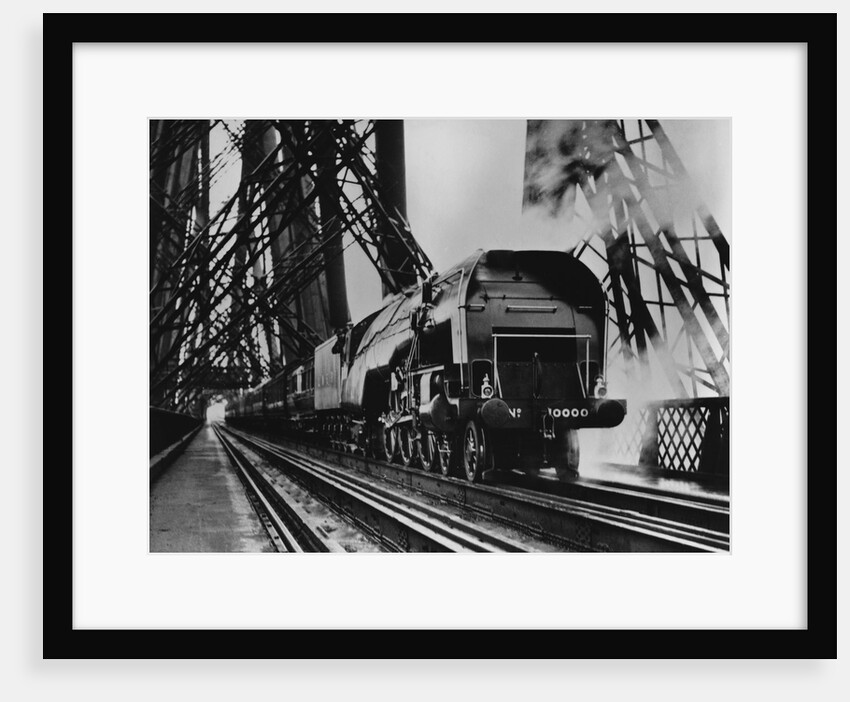 Hush Hush Train Crosses Firth of Forth Bridge by Anonymous