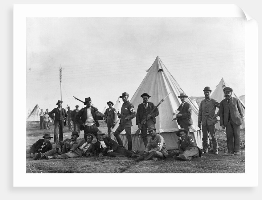 Uitlanders at Their Camp by Anonymous