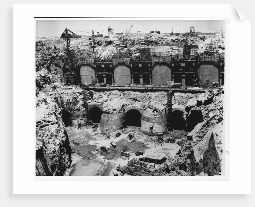 Construction of the Aswan High Dam by Anonymous