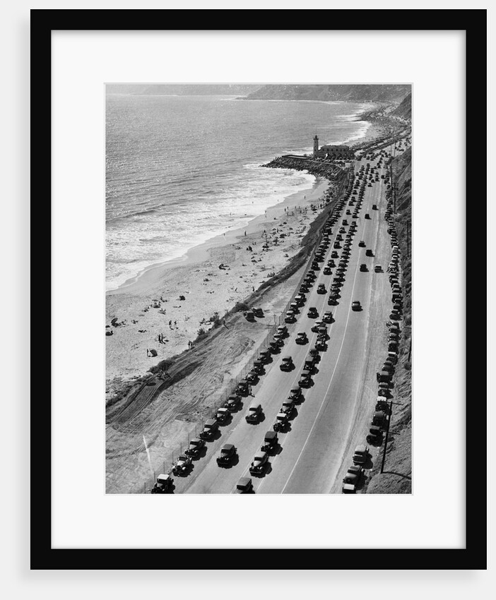 Cars Travelling on the Roosevelt Highway by Anonymous