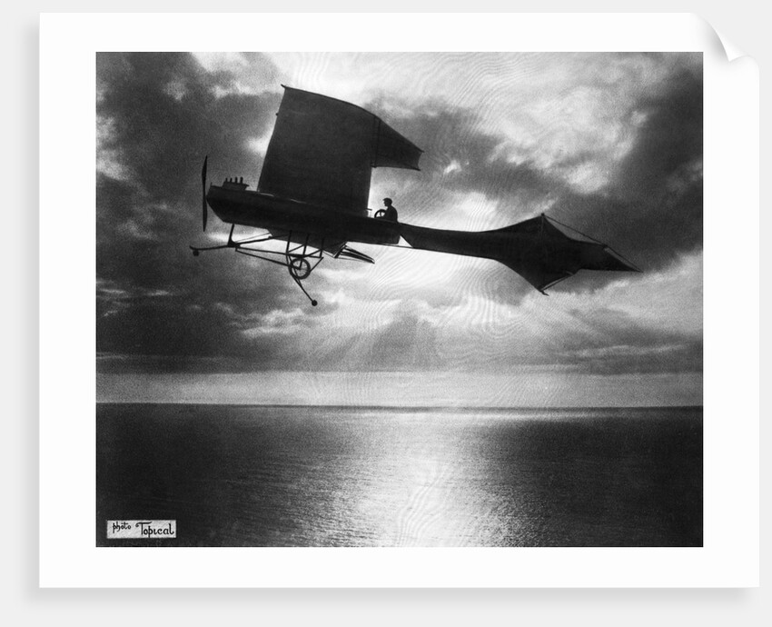 Antoinette IV Over the English Channel by Anonymous