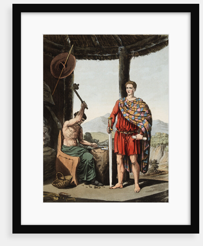 A Romanised Briton and a Feryllt by Robert Havell