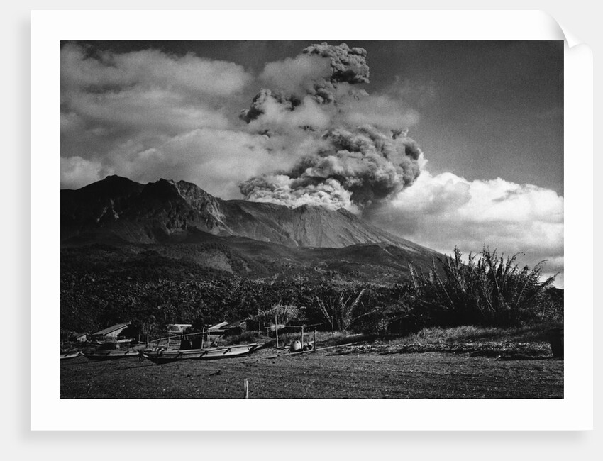 Sakurajima Erupts by Anonymous