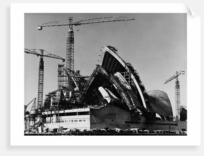 Sydney Opera House Under Construction by Anonymous