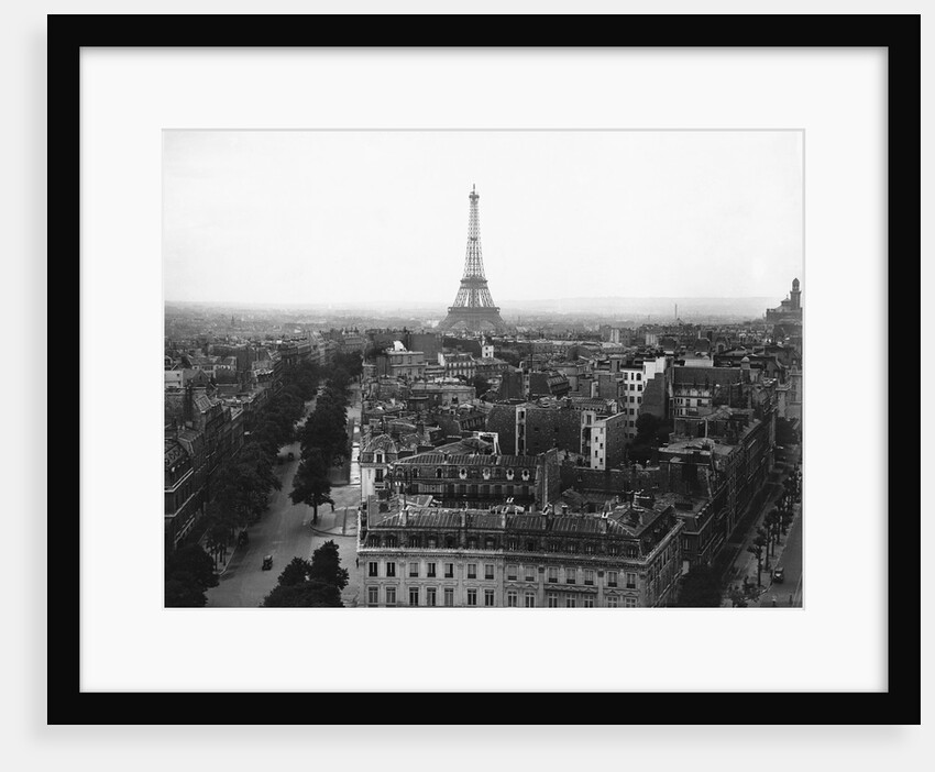 Aerial View over Paris by Anonymous