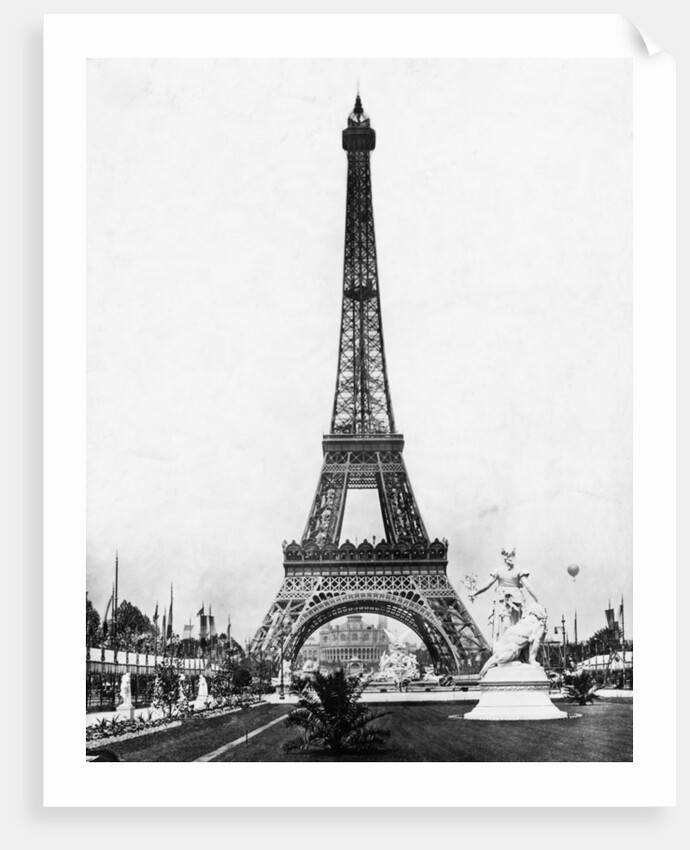 Eiffel Tower from Exhibition Grounds by Anonymous