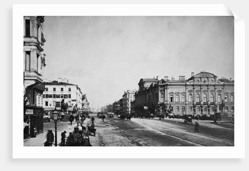View Along Nevski Prospekt by Anonymous