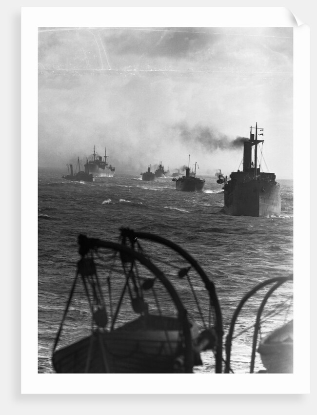 Naval Convoy in North Sea, 1942 by Anonymous