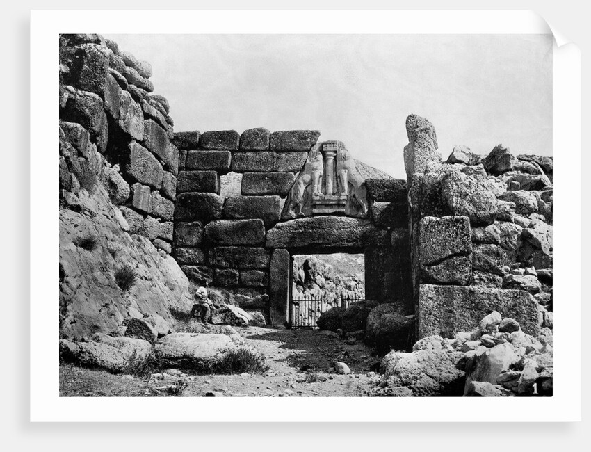 Lion Gate at Mycenae by Anonymous