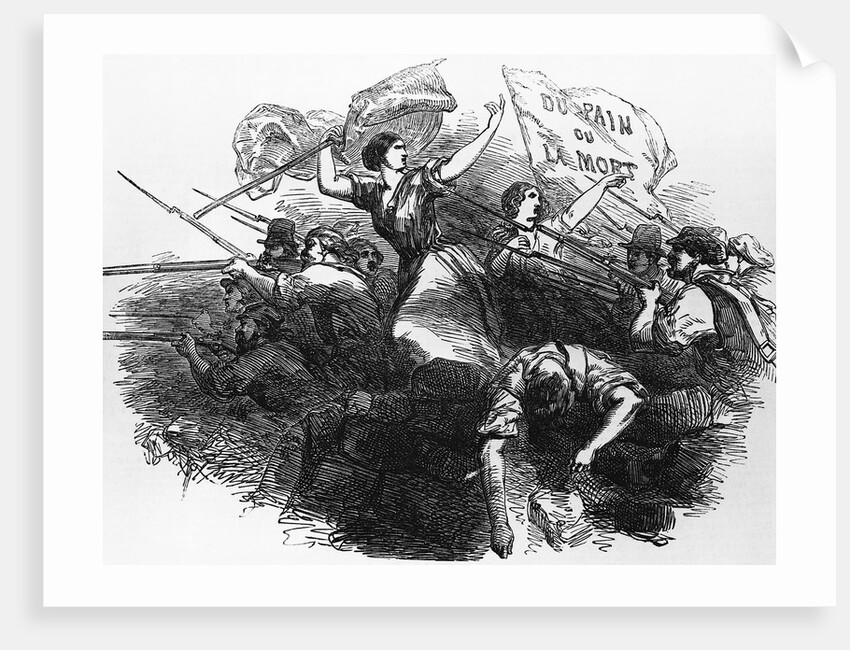 On the Barricade of Port St. Denis by Anonymous