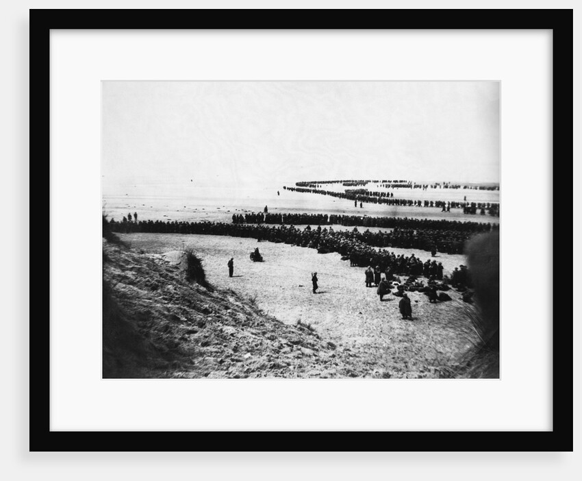 Troops Ready For Evacuation at Dunkirk by Anonymous