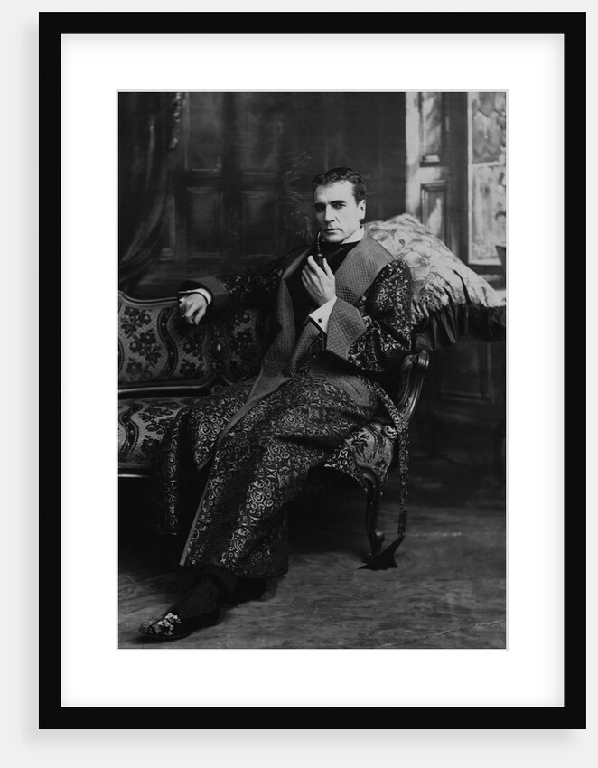 William Gillette as Sherlock Holmes, ca. 1899 by Anonymous