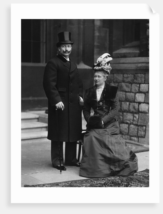 Kaiser Wilhelm and Wife in England by Anonymous