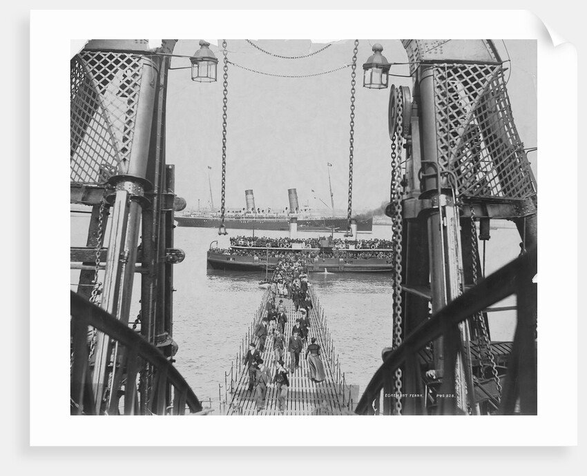 Passengers Board Egremont Ferry by Anonymous