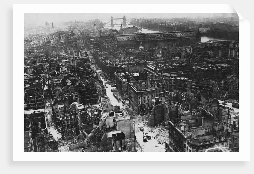War Damaged London, 1941 by Anonymous