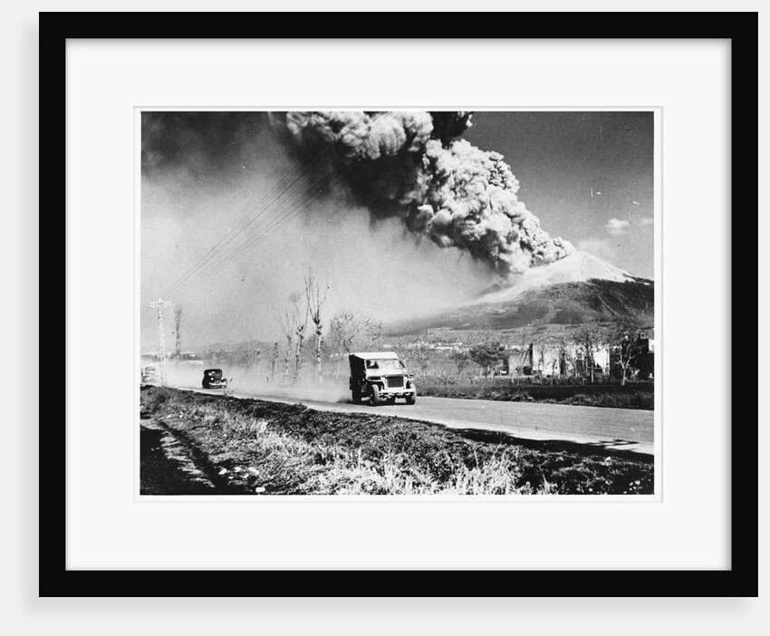 Wartime Eruption of Mount Vesuvius by Anonymous