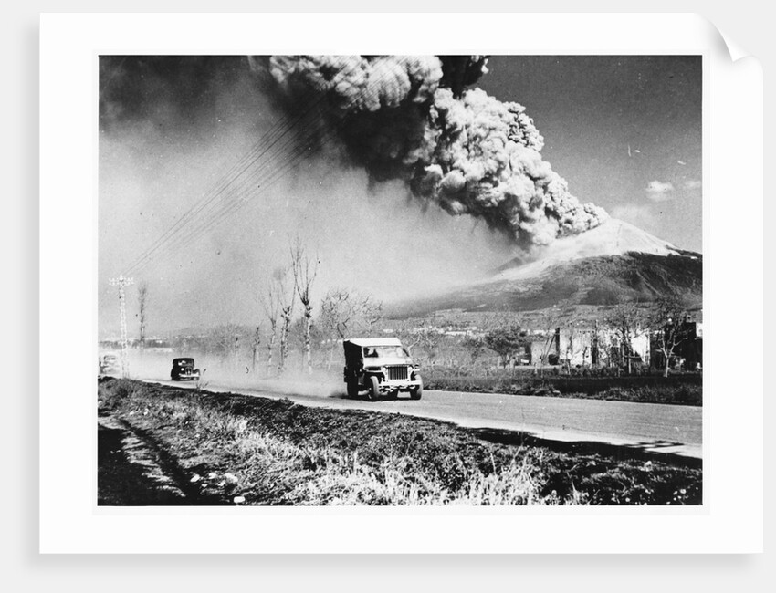 Wartime Eruption of Mount Vesuvius by Anonymous