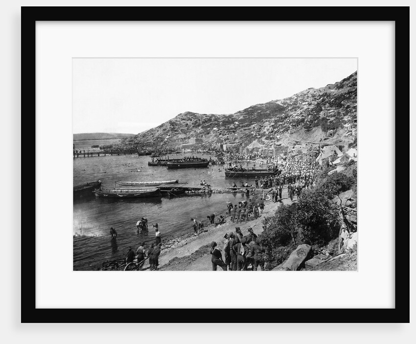 Troops Landing at Anzac Cove, Gallipoli by Anonymous