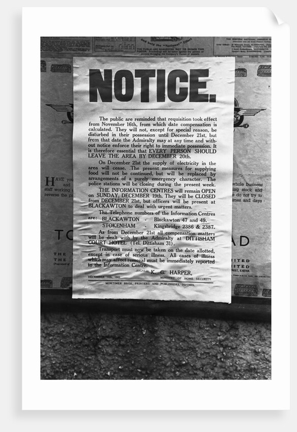 Evacuation Notice by Anonymous