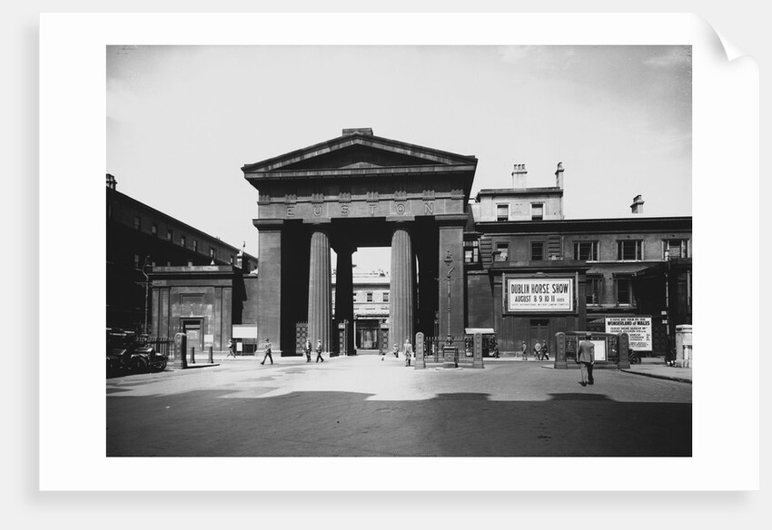 Main Entrance To Euston Station by Anonymous