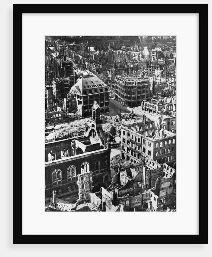 Destruction of Dresden, 1945 by Anonymous