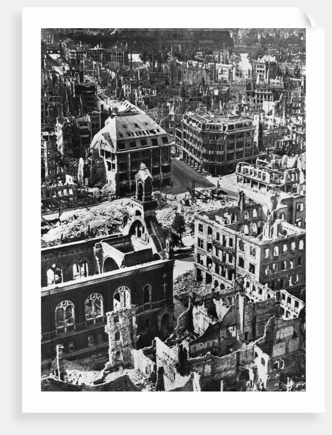 Destruction of Dresden, 1945 by Anonymous