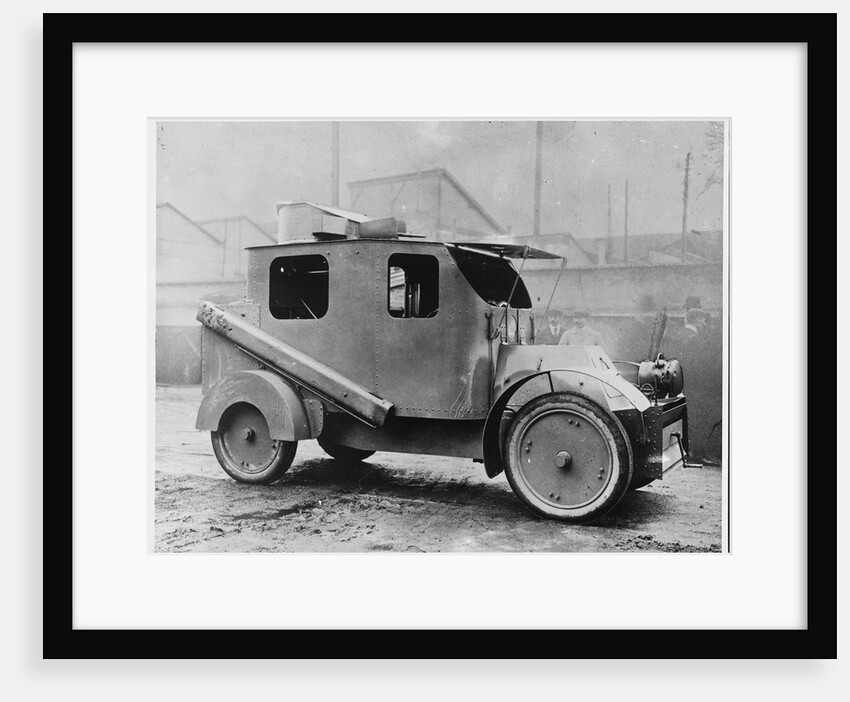 First World War French Armoured Car by Anonymous