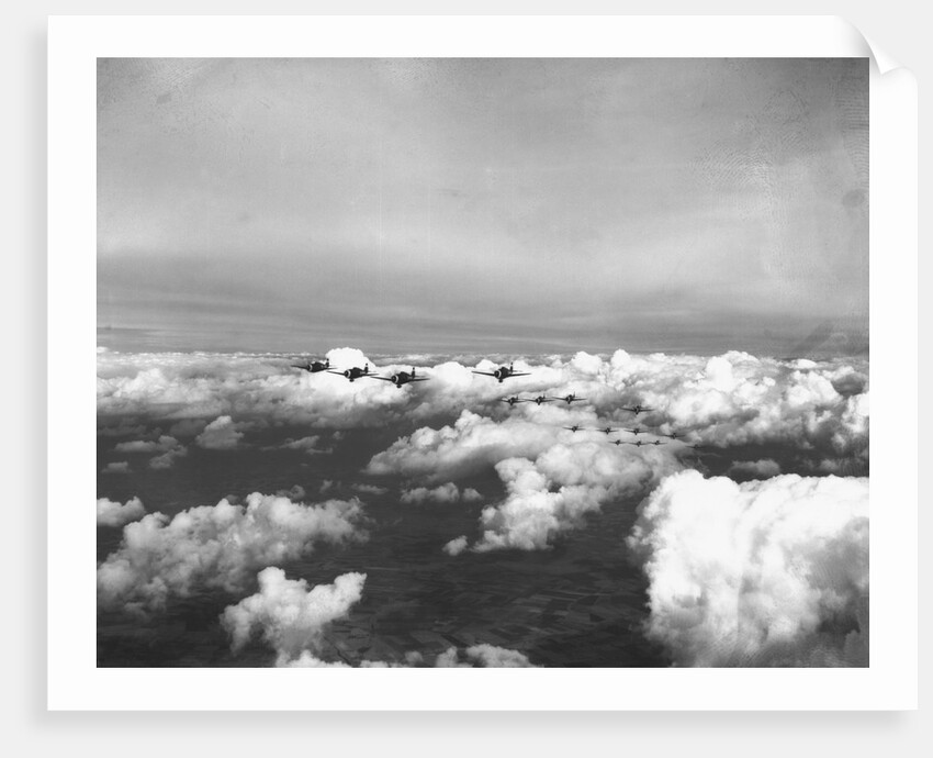 US Thunderbolts in Flight by Anonymous