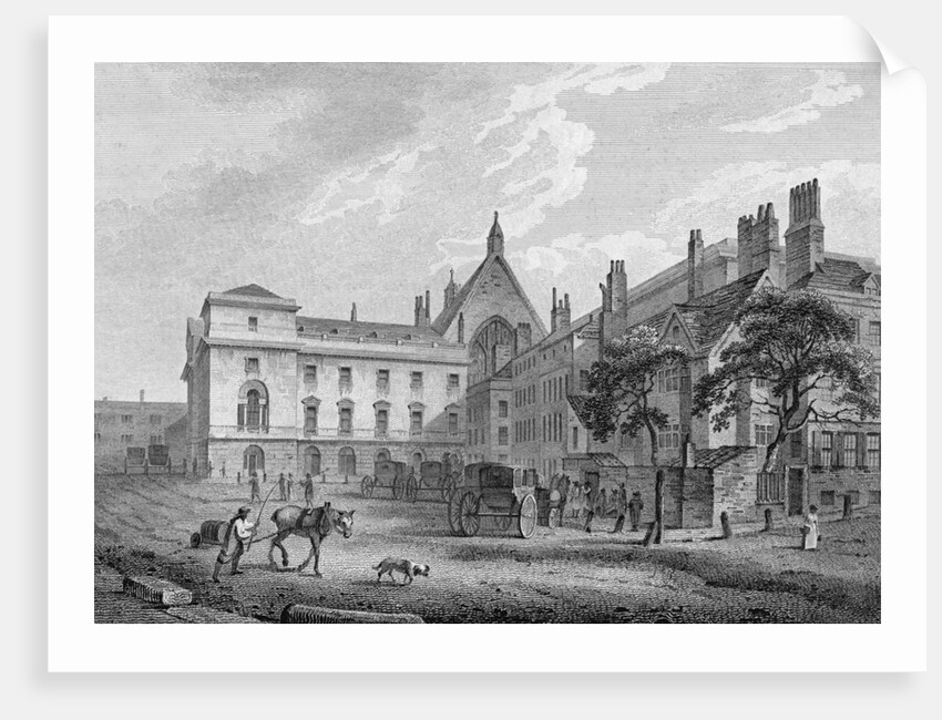 Old Palace Yard, Houses of Parliament by Anonymous