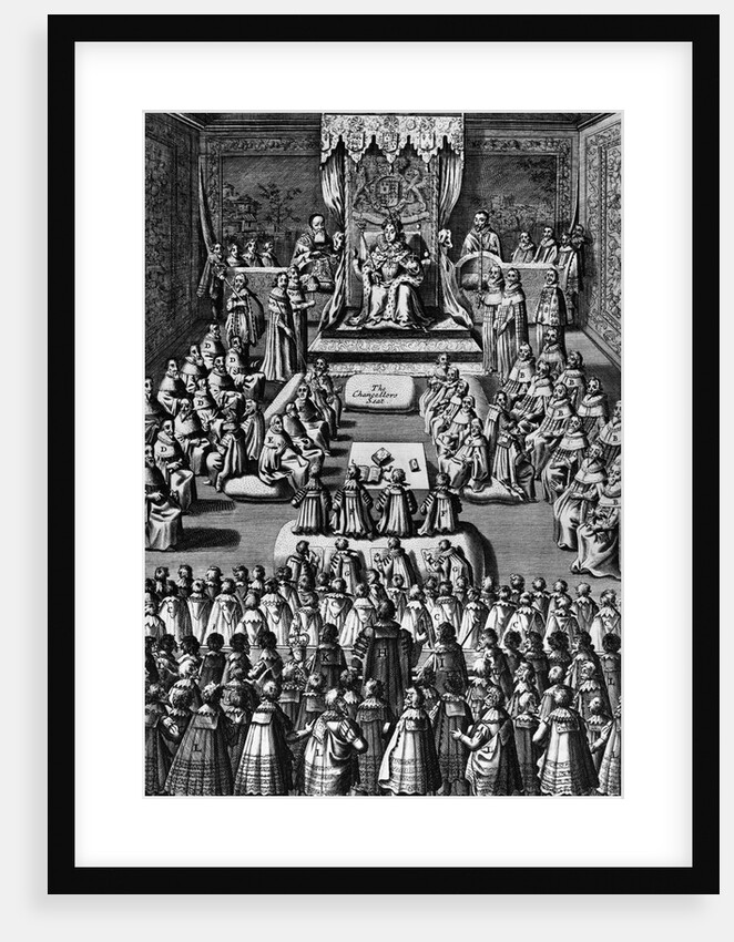 Elizabeth I Addresses House of Lords by Anonymous