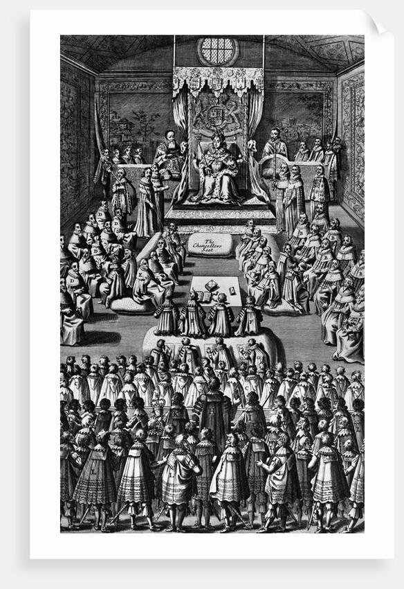 Elizabeth I Addresses House of Lords by Anonymous