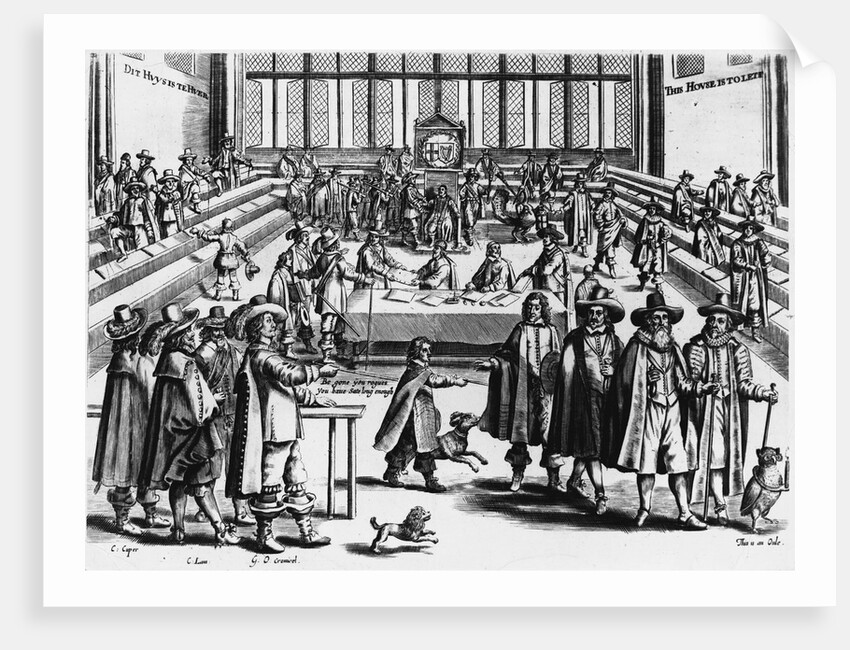 Cromwell Dissolves the Rump Parliament, 1653 by Anonymous